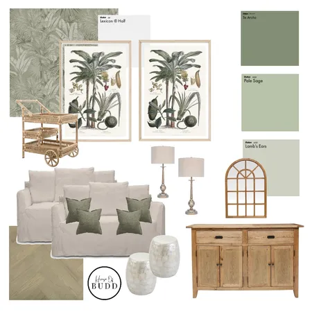 The Green Room Interior Design Mood Board by ameliarogers on Style Sourcebook