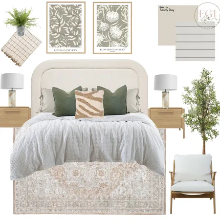 Light & Bright Bedroom Interior Design Mood Board by Eliza Grace Interiors on Style Sourcebook