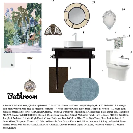 Bathroom_Capozz Interior Design Mood Board by Capozzi on Style Sourcebook