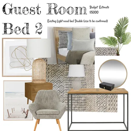Guest Bed 2 Bennett Springs Interior Design Mood Board by Colette on Style Sourcebook