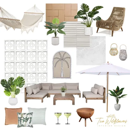 Backyard Bliss Interior Design Mood Board by Two Wildflowers on Style Sourcebook