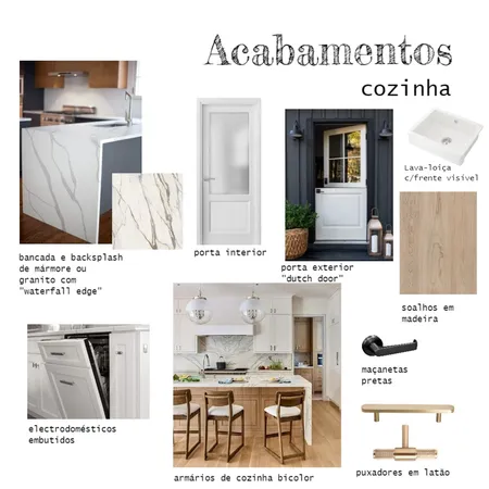 Acabamentos - cozinha Interior Design Mood Board by filipa.a.gomes@gmail.com on Style Sourcebook