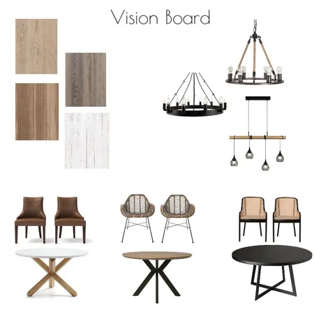 Farmhouse/Industrial Interior Design Mood Board by decorate with sam on Style Sourcebook