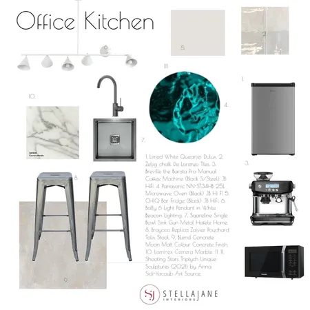 Office Kitchen Interior Design Mood Board by StellaJane Interiors on Style Sourcebook