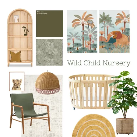 Wild Child Nursery Interior Design Mood Board by shanieamber on Style Sourcebook