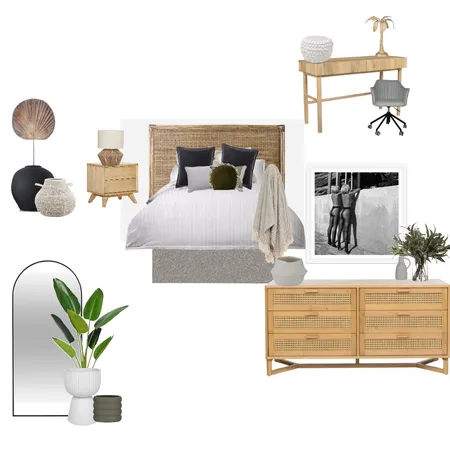 Bedroom Mood Board- Green/ Black Interior Design Mood Board by Cailin.f on Style Sourcebook