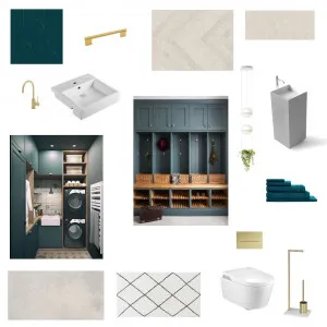 Module 9 WC & Laundry final Interior Design Mood Board by ishigoel on Style Sourcebook