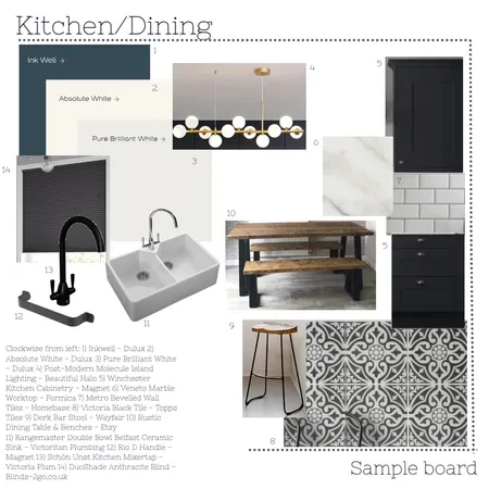 IDI Module 9 - Kitchen Interior Design Mood Board by KayleighWilkinson on Style Sourcebook