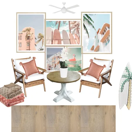 beachy pink living room Interior Design Mood Board by D_designs on Style Sourcebook