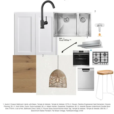 Kitchen 2.0 Interior Design Mood Board by nataliejcl on Style Sourcebook