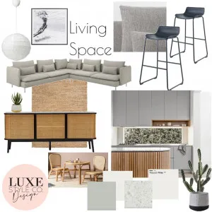 River House Living Space Interior Design Mood Board by Luxe Style Co. on Style Sourcebook