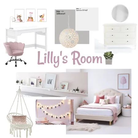 Girls bedroom Interior Design Mood Board by Haven Interior Style on Style Sourcebook