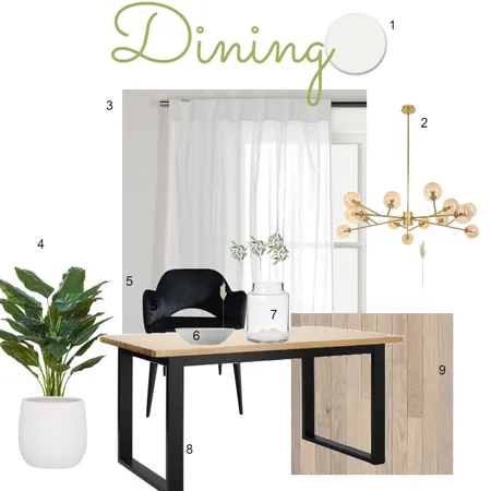 Dining Room Interior Design Mood Board by Yas33 on Style Sourcebook