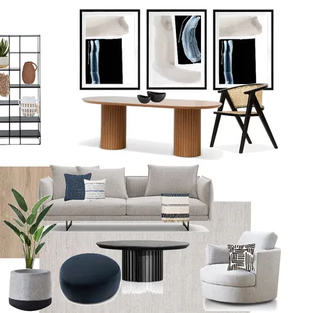 Living and Dining Interior Design Mood Board by La casa woodlea on Style Sourcebook