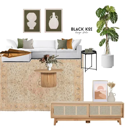 Avalon Living Room Interior Design Mood Board by Black Koi Design Studio on Style Sourcebook