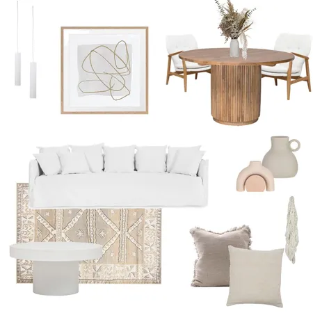 Bohemian chic Interior Design Mood Board by Stone and Oak on Style Sourcebook