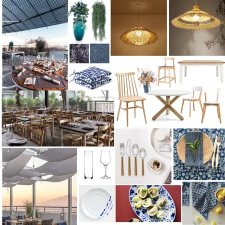 Restaurant theme R2 Interior Design Mood Board by I.Naguib on Style Sourcebook