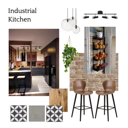 Industrial Kitchen Interior Design Mood Board by AndiM on Style Sourcebook