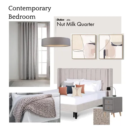 Contemporary Bedroom Interior Design Mood Board by AndiM on Style Sourcebook