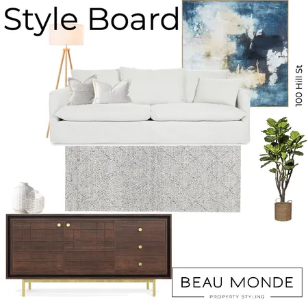 100 Hill Sitting Interior Design Mood Board by Beau Monde Property Styling on Style Sourcebook