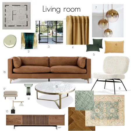 Living room Interior Design Mood Board by Stephpignot on Style Sourcebook