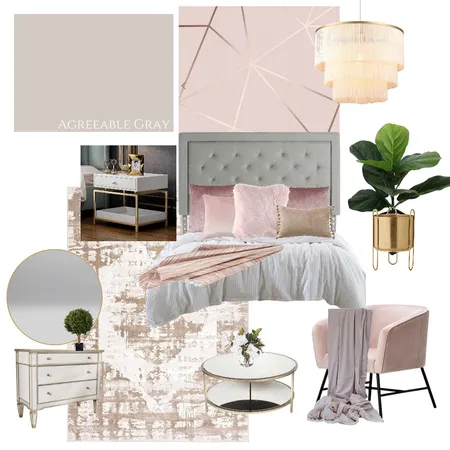 Coleman Bedroom 1 Interior Design Mood Board by chaehume on Style Sourcebook