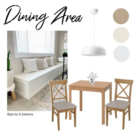 Dining Area Interior Design Mood Board by Gia123 on Style Sourcebook