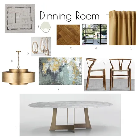 Dinning room Interior Design Mood Board by Stephpignot on Style Sourcebook