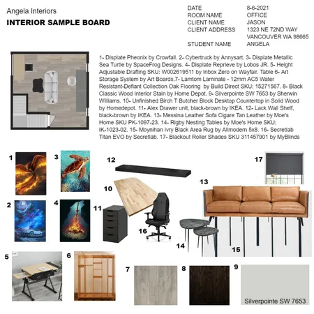 Office Interior Design Mood Board by CozyOasis on Style Sourcebook
