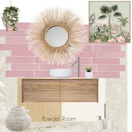 CornyPoint Powder Room Interior Design Mood Board by MrsLofty on Style Sourcebook