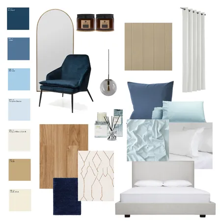 bedroom by the sea Interior Design Mood Board by sun goldenberg on Style Sourcebook