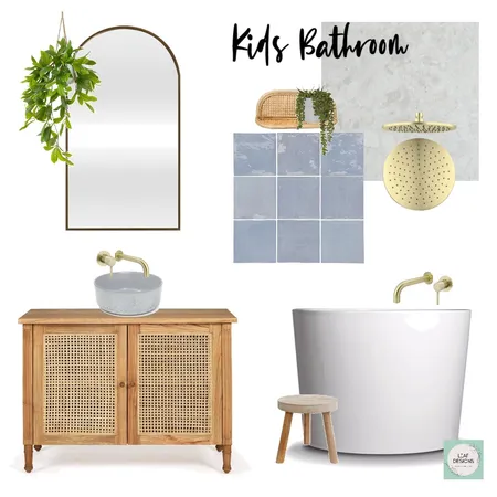 Kids Bathroom Interior Design Mood Board by Leafdesigns on Style Sourcebook