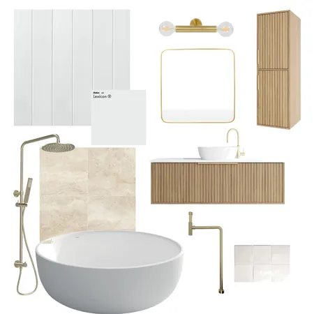 Master Bathroom Interior Design Mood Board by tahneepaterson on Style Sourcebook