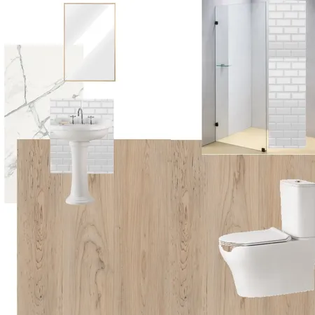Claase Pilates Bathroom Interior Design Mood Board by lienkie on Style Sourcebook