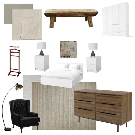 Greenings Cottage - Bedroom Interior Design Mood Board by hauscurated on Style Sourcebook