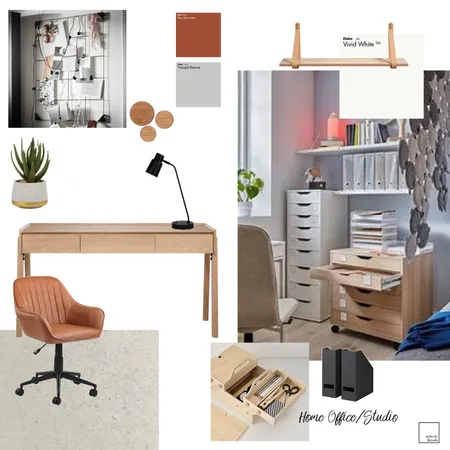Home Office/Studio Interior Design Mood Board by Baico Interiors on Style Sourcebook