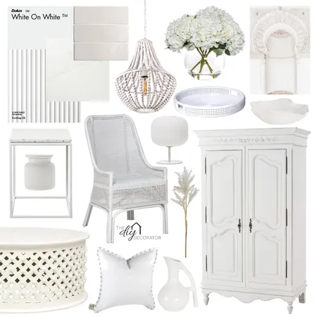 White edit Interior Design Mood Board by Thediydecorator on Style Sourcebook