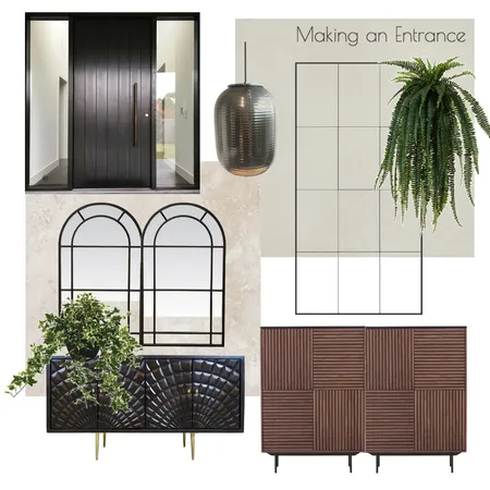 Entrance Interior Design Mood Board by Bay House Projects on Style Sourcebook