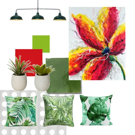 Blazing Bloom Interior Design Mood Board by andrea.moser@bigpond.com on Style Sourcebook