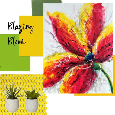 Blazing Bloom 3 Interior Design Mood Board by andrea.moser@bigpond.com on Style Sourcebook