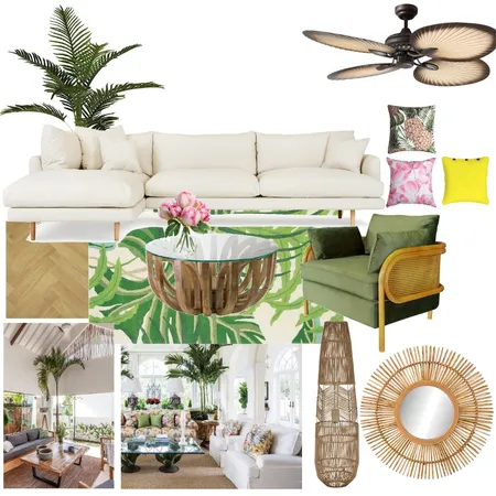 tropical Interior Design Mood Board by archyanie on Style Sourcebook