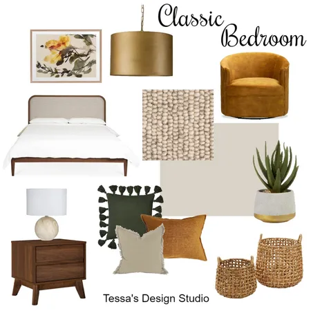 Classic Bedroom Interior Design Mood Board by TessaTav on Style Sourcebook