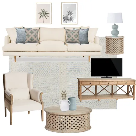 Hamptons Living Interior Design Mood Board by Pastel and Leaf Interiors on Style Sourcebook