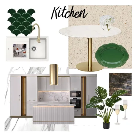 Зеленая кухня Interior Design Mood Board by pauldais on Style Sourcebook