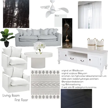Module 9 Mood Board Living Room Interior Design Mood Board by MichelleJones on Style Sourcebook