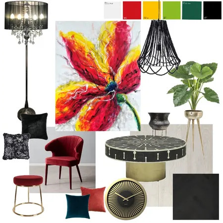 Blazing Bloom Interior Design Mood Board by andrea.moser@bigpond.com on Style Sourcebook