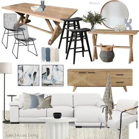 Lake House Living Interior Design Mood Board by Harluxe Interiors on Style Sourcebook