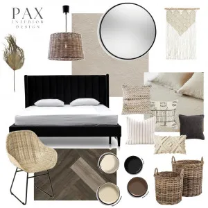 Wabi Sabi Bedroom Interior Design Mood Board by PAX Interior Design on Style Sourcebook