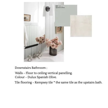 downstairs bathroom Interior Design Mood Board by Olivewood Interiors on Style Sourcebook