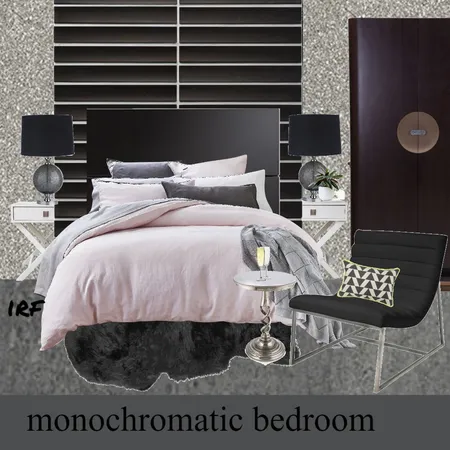 Mono bedroom Interior Design Mood Board by Fransira on Style Sourcebook